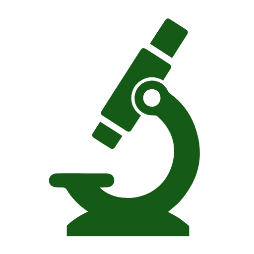 Simple abstract blob in green