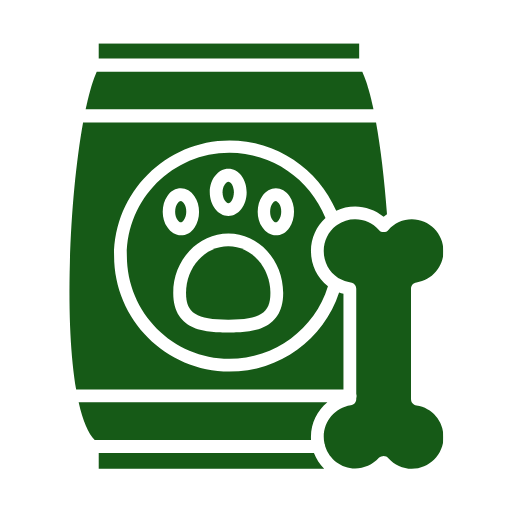 Dog food bag icon